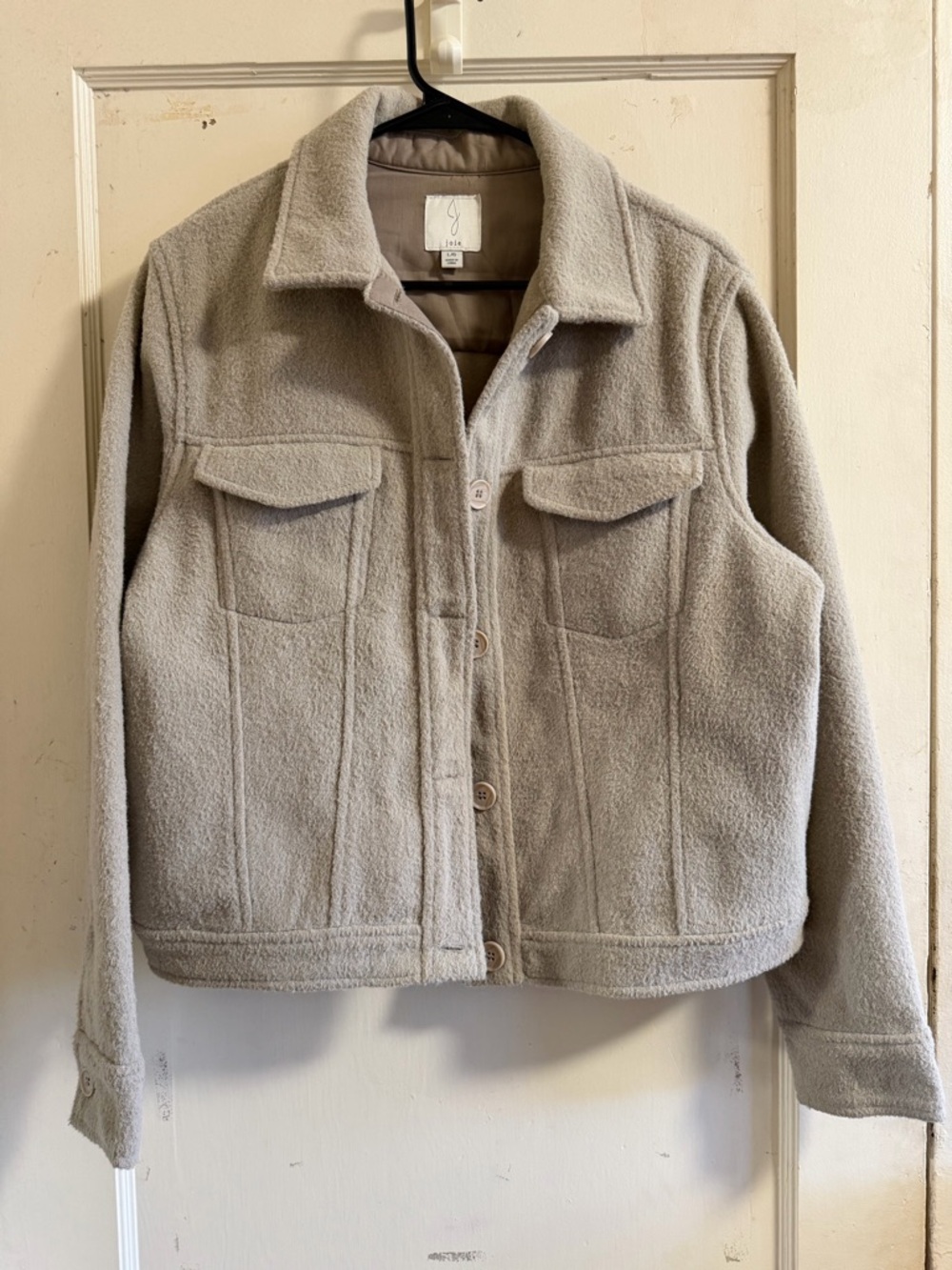 Women's Fleece Jacket - Casual Button-Up Coat